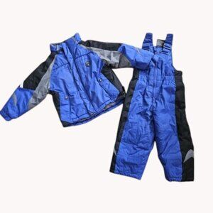 PROTECTION SYSTEMS Blue Black Jacket and Bib Overall Snowpants Boys 18 months